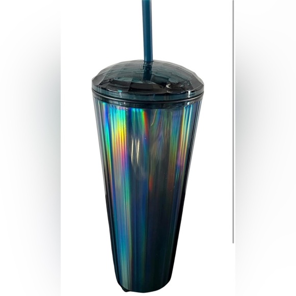 STARBUCKS 2022 Iridescent Ocean Periwinkle Kaleidoscope Dome Venti Cup 24oz - Picture 3 of 6